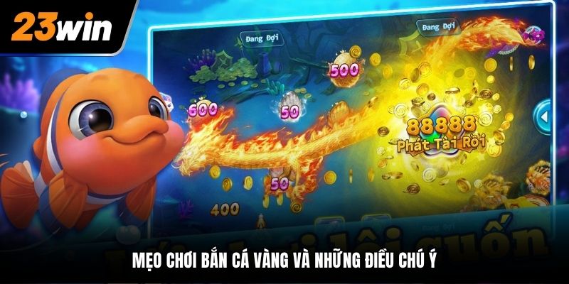 Mẹo chơi bắn cá vàng và những điều chú ý
